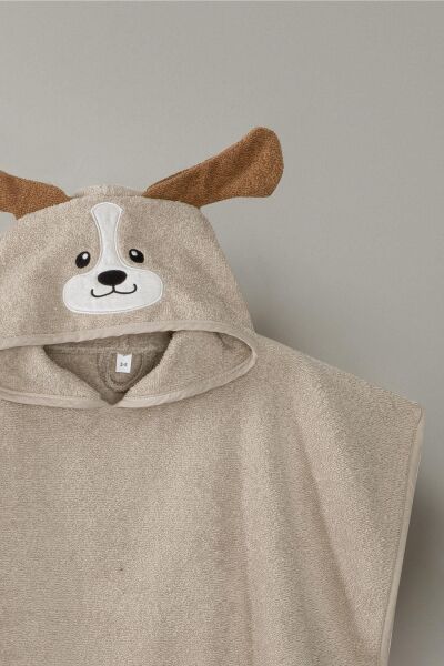 Kanz - Nakışlı Havlu Panço 2-3 Yaş(knz-038) 153.01.0221.Dog-Tas-----