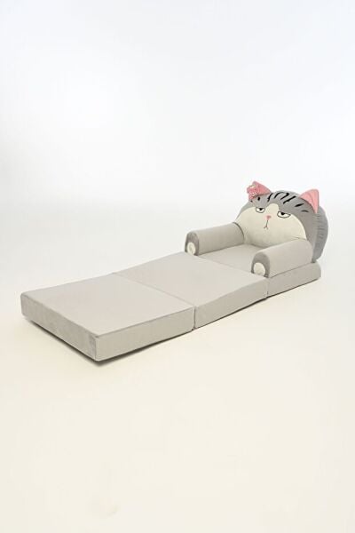 Pufu Toys Portatif, Yıkanabilir, Katlanabilir Peluş Çocuk Koltuğu 120 cm