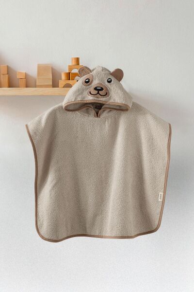 Kanz - Nakışlı Havlu Panço 2-3 Yaş(knz-038) 153.01.0221.Bear-Taş