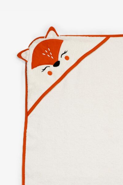 Kanz - Nakışlı  Havlu Kundak Silgi(knz-037) 153.01.0220.Fox-Kiremit-