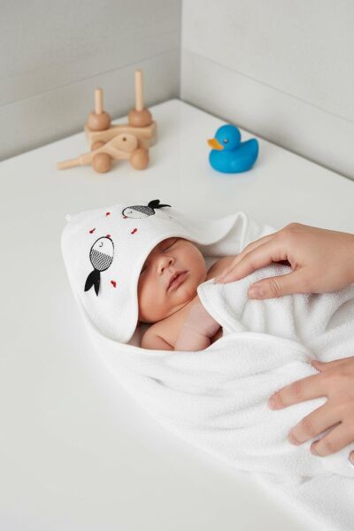 Kanz - Nakışlı  Havlu Kundak Silgi(knz-037) 153.01.0220.Fısh--------