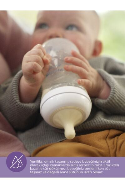 Philips Avent Natural Response Doğal Tepkili Pp 2'li Biberon Seti, 125ml, 0 Ay - Cam Değildir.