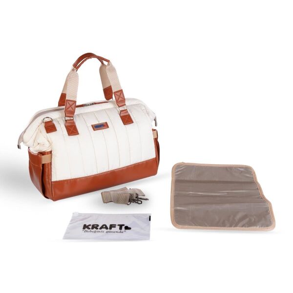Kraft Lava Bebek Bakim Çantasi – Krem