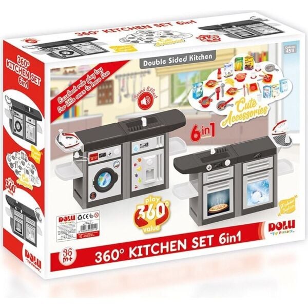 Dolu Oyuncak -Camasır, Bulasık,Fırın,Buzdolap Set  4511