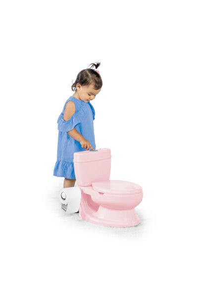 Dolu Oyuncak -Egıtıcı Çocuk Tuvaleti Pembe 7252