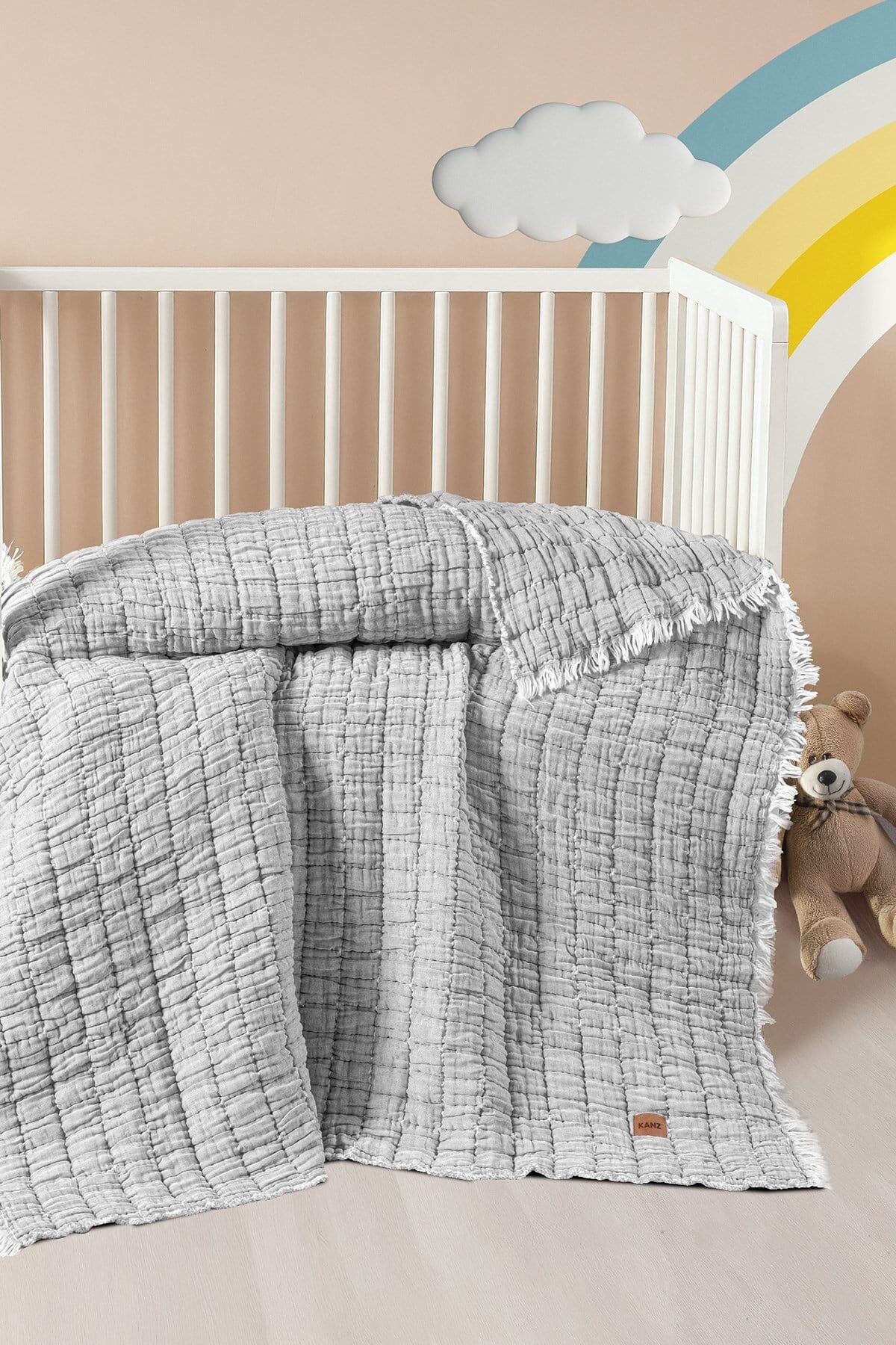Kanz - Lıght Bebek Yorganı(knz-044) 152.01.0280.Gri-------