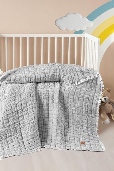 Kanz - Lıght Bebek Yorganı(knz-044) 152.01.0280.Gri-------