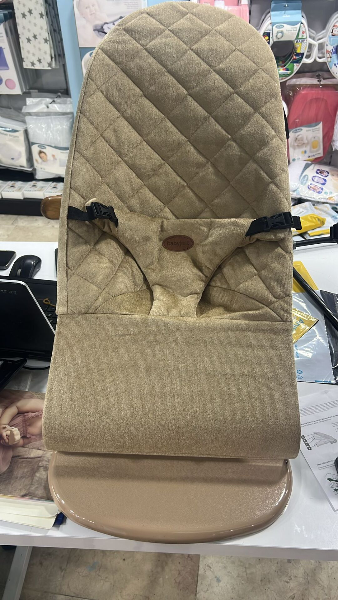 Babyjest Kademeli Ayarlanabilen Lüks Anakucağı Anadizi Bej