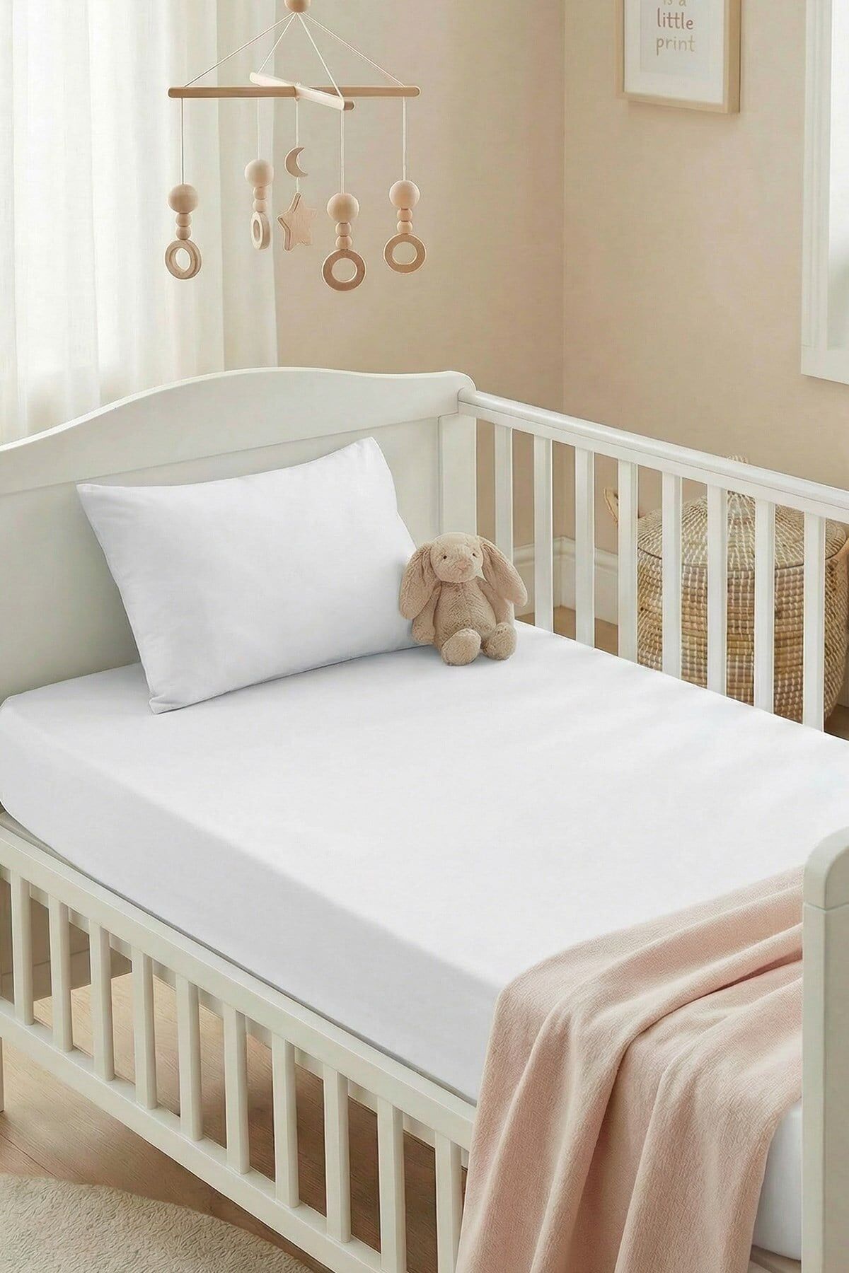 Kanz Lastikli Çarşaf Set 70*140 Beyaz