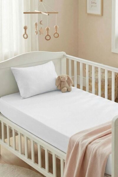 Kanz Lastikli Çarşaf Set 70*140 Beyaz