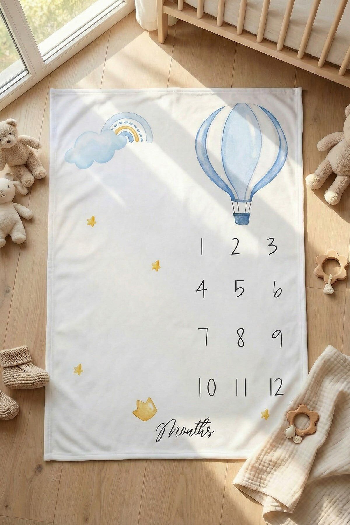 Kanz Bebek Çekim Örtüsü Lıttle Balloon 100*150