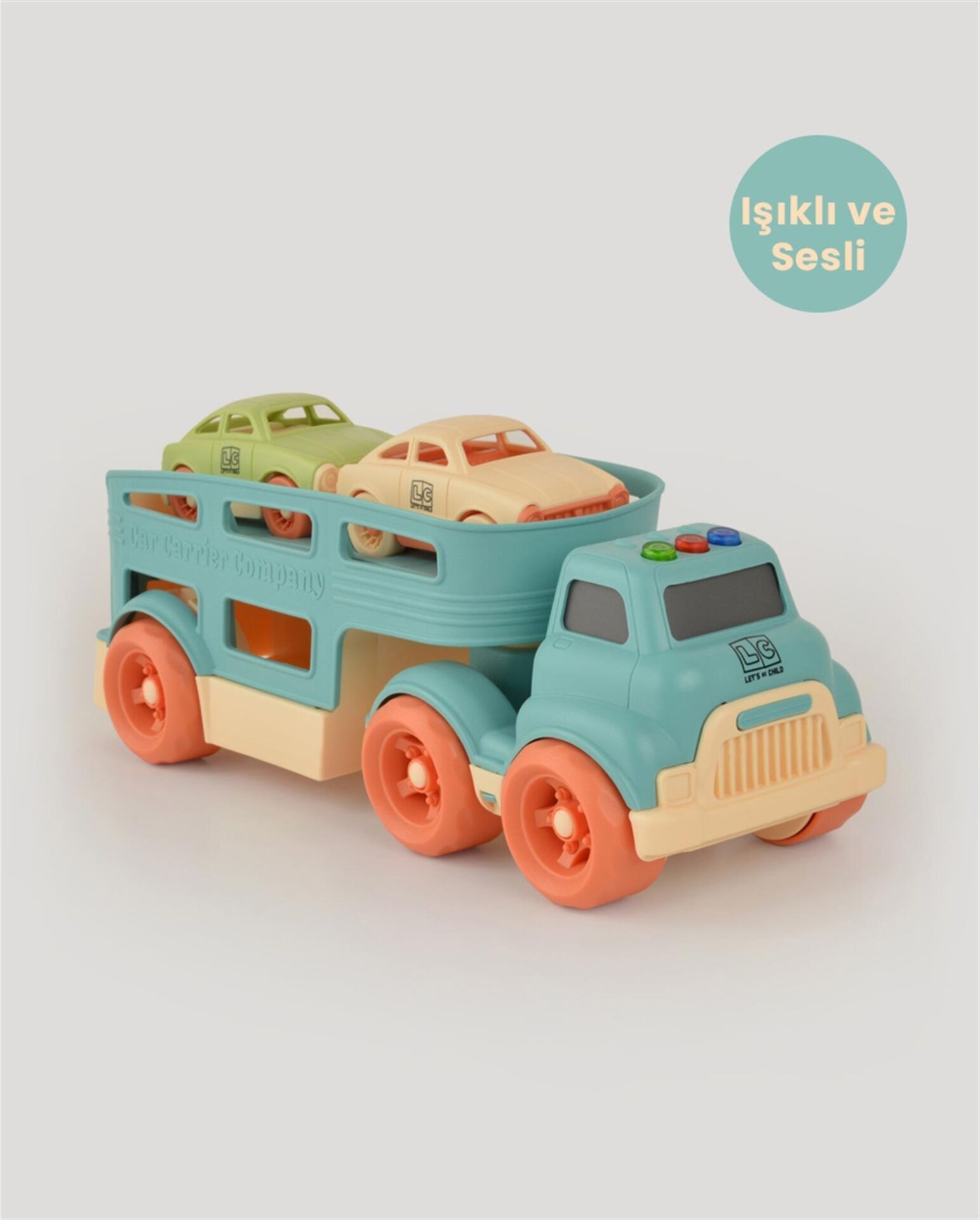 Let's Be Child LC Işıklı ve Sesli Taşıyıcı Tır 3 Parça 18 m+ LC-31022