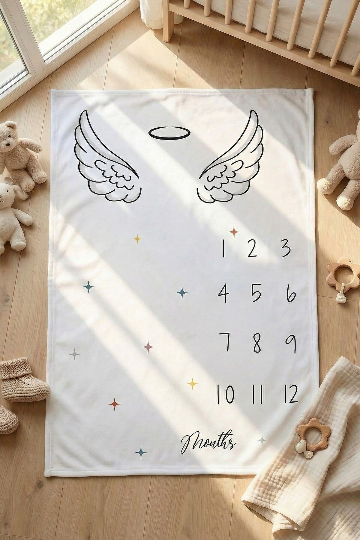 Kanz Bebek Çekim Örtüsü Angel 100*150