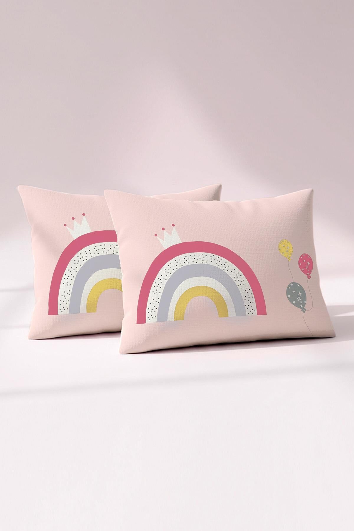 Kanz - Ranforce Yastık Kılıfı (2ad.)(knz-005) 152.01.0267.Braınbow----