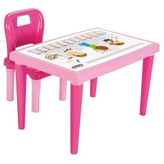 Pilsan Modern Çalışma Masası Pembe