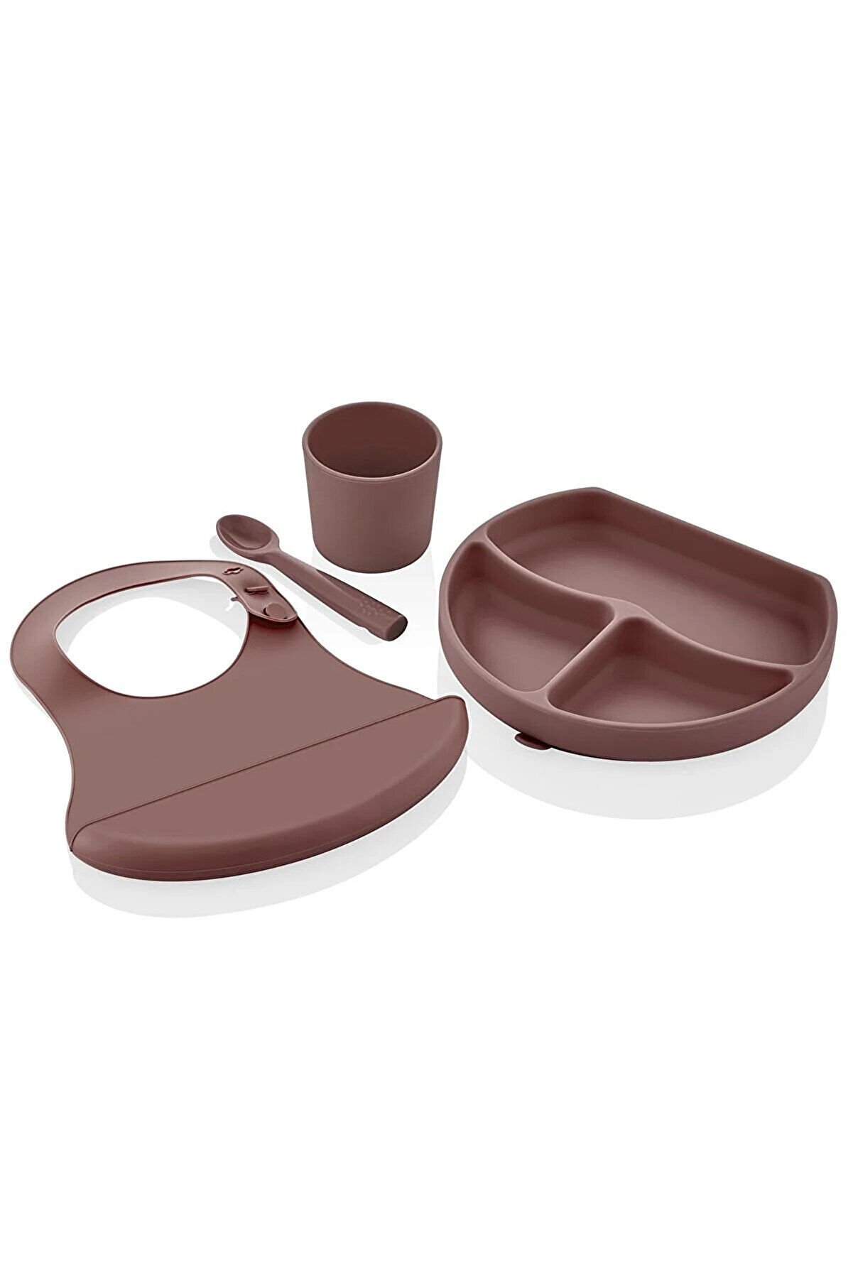 Babyjem Silikon Beslenme Seti  Mocha 728