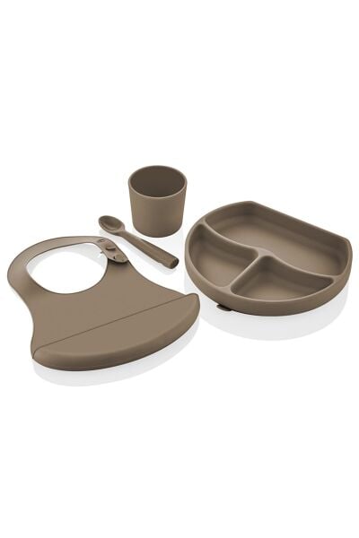 Babyjem Silikon Beslenme Seti  Latte 728