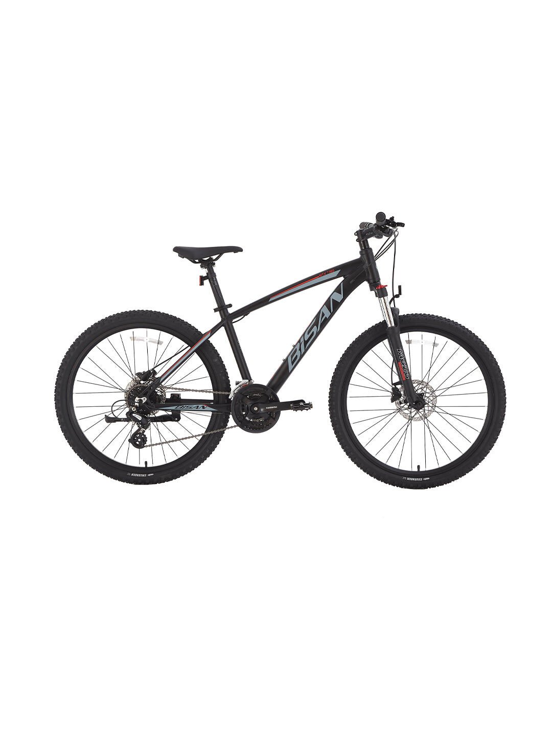 Bisan Mtx 7300-24 Ürün Rengi: Mat Siyah   Kadro: 17'' - 43 Cm   Vites: 3x8 Vites   Tekerlek: 29''   Etiket Rengi: Gri