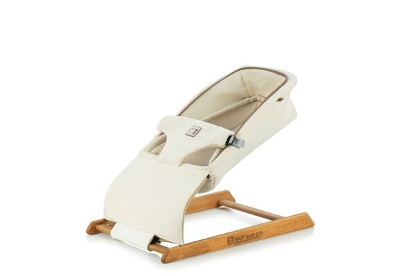 Quard & Baby Bushuo Pony Relax Yatış Kademeli Ahşap Ana Kucağı  E00010 Siyah