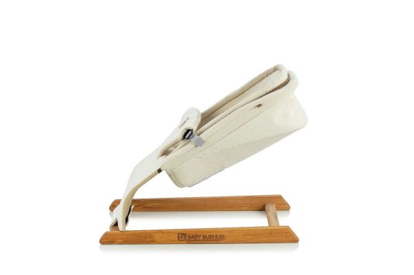 Quard & Baby Bushuo Pony Relax Yatış Kademeli Ahşap Ana Kucağı  E00010 Siyah