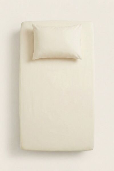 Kanz - Bebek Ranforce Lastikli Çarşaf Set(knz-004) 152.01.0268.Krem--------