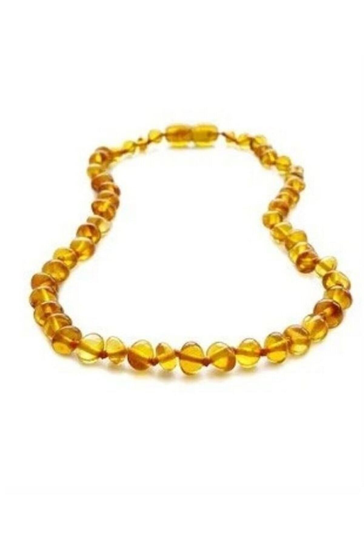 Babyjem Kehribar Bebek Kolyesi Bal 587