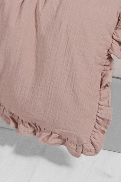 Kanz - 2 Kat Fırfırlı Bebek Müslin Nev.(knz-023) 152.01.0261.Pudra-------