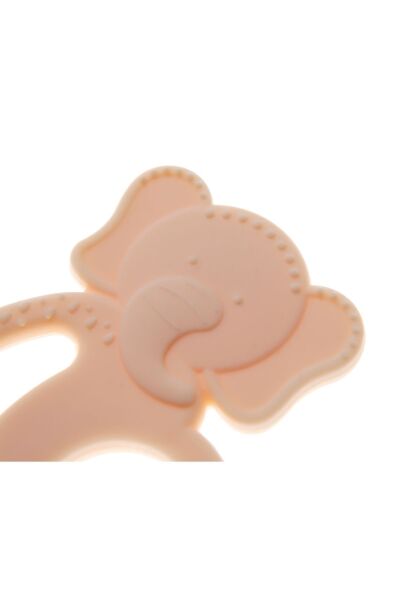 Babyjem  Silikon Fil Diş Kaşıyıcı Ekru 808