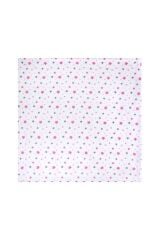 Sevi Bebe Desenli Müslin Battaniye 100X100 Cm - Yıldız Yağmuru Pembe 353-140-2
