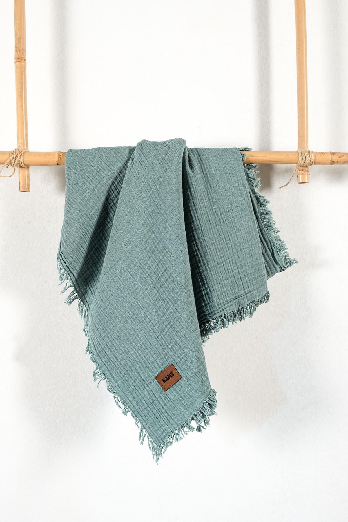 Kanz - Bebek 2 Kat Müslin Örtüsü(knz-026) 153.01.0195.Yeşil-------