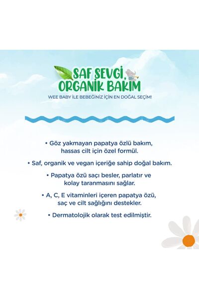 Wee Baby Bebek Saç ve Vücut Şampuanı 500 ML