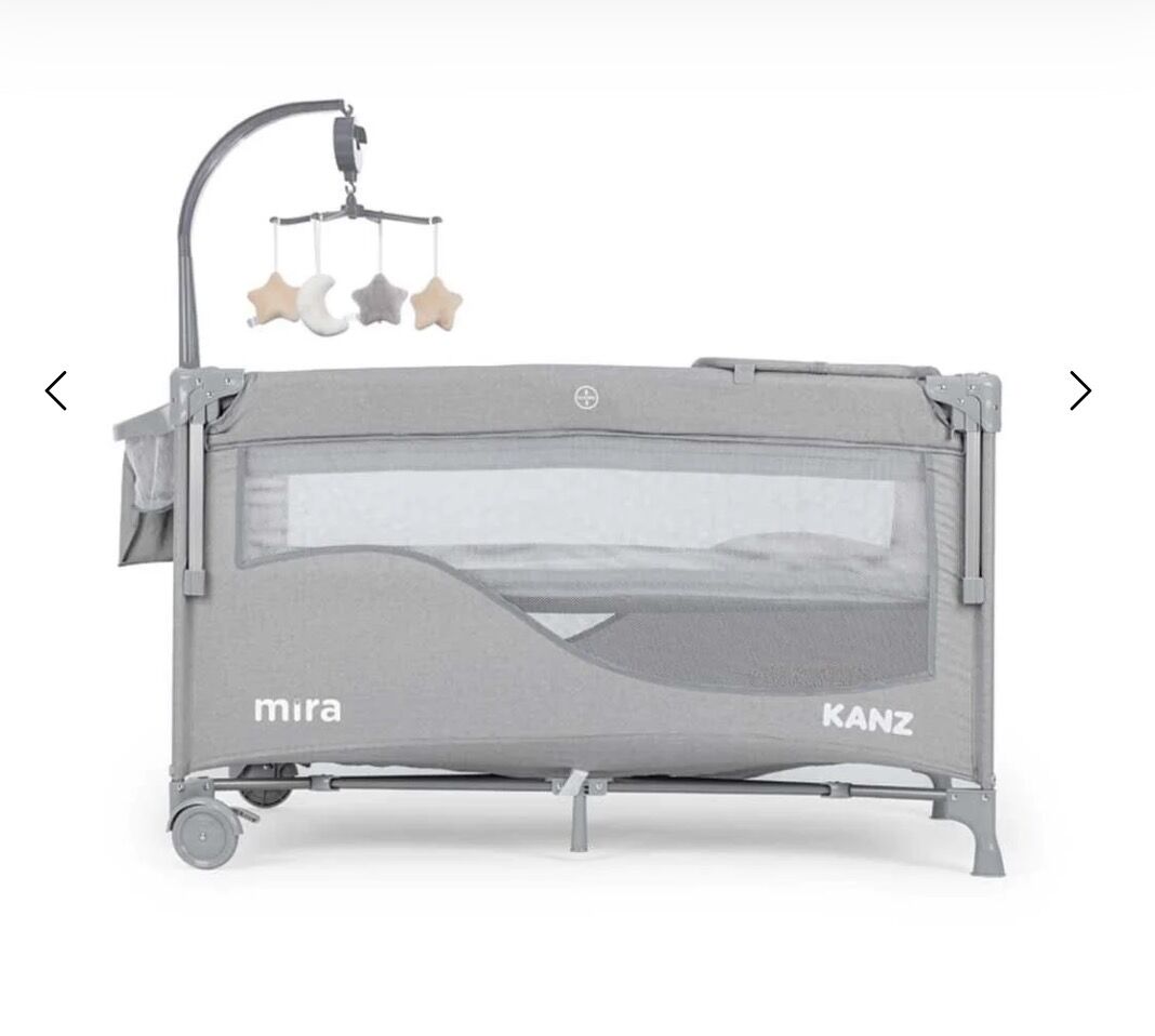 Kanz Mira Anne Yanı Oyun Parkı 70x120 Gri
