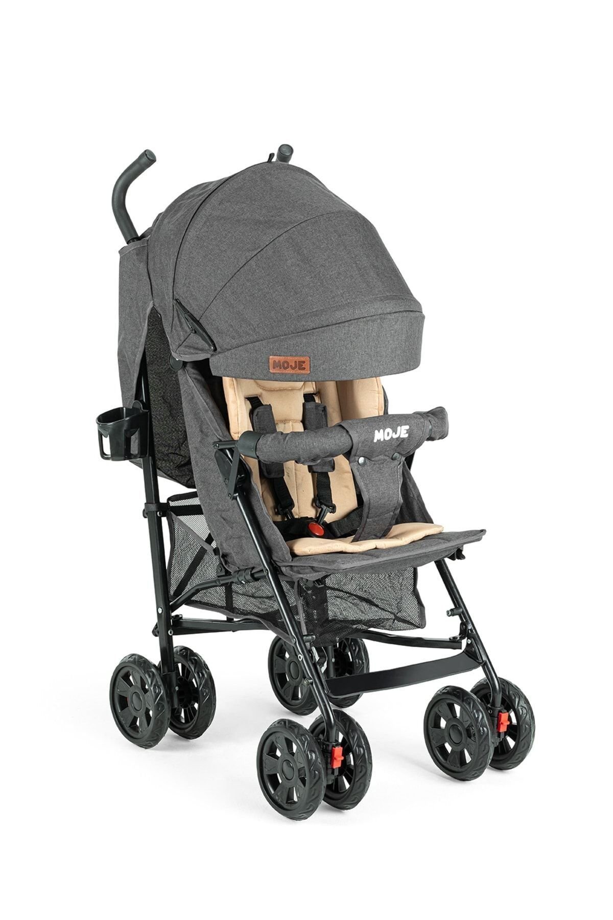 Moje Strong Tam Yatarlı Baston Bebek Puseti Siyah-Siyah