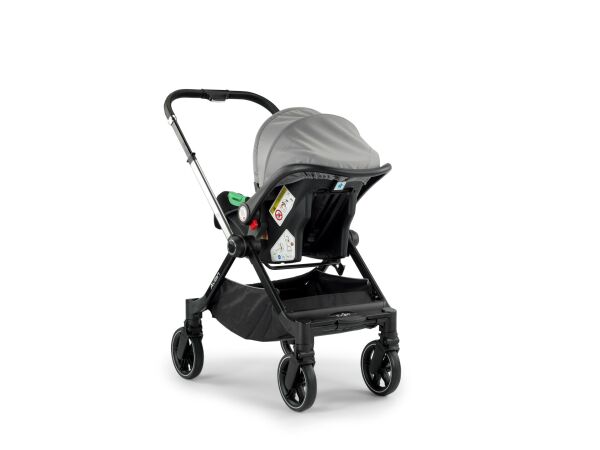 Baby2go Avian Akıllı  360 Teker Travel Sistem Bebek Arabası Gri Yeni Ürün