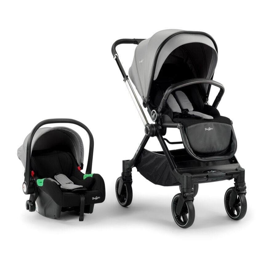 Baby2go Avian Akıllı  360 Teker Travel Sistem Bebek Arabası Gri Yeni Ürün
