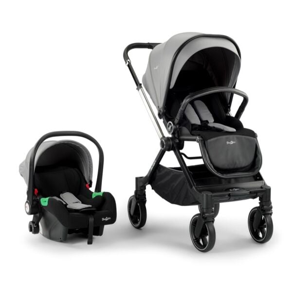 Baby2go Avian Akıllı  360 Teker Travel Sistem Bebek Arabası Gri Yeni Ürün