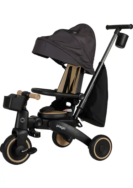 Prego Evo 2 Teker Olabilen Katlanabilir Çocuk Bisikleti T807A Kahve