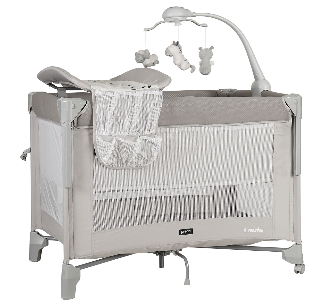 Prego Luis 70x100 Anne Yanı Oyun Parkı Gri 8076