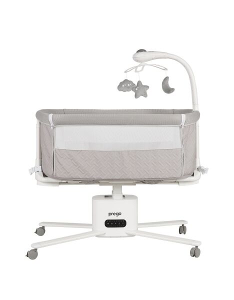 Prego 4096 Vera Elektrikli Anne Yanı Beşik Gri