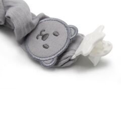 Babyjem Bürümcüklü Emzik Askısı Gri 747