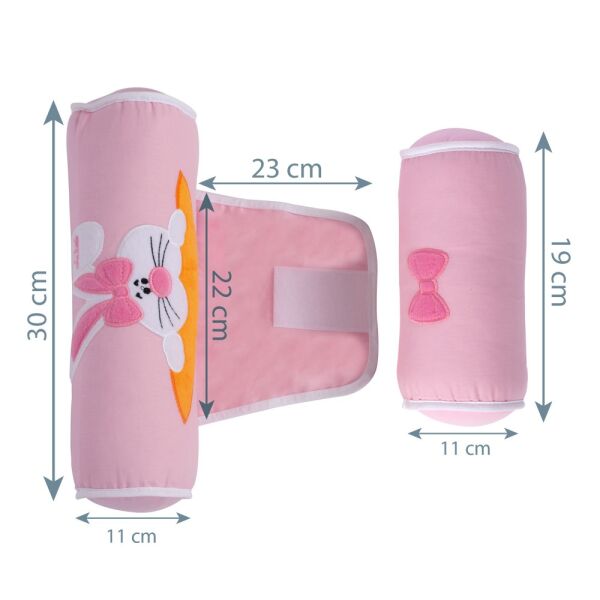 Sevi Bebe Güvenli Yan Yatış Yastığı - Pembe 433-2