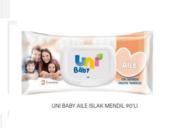 Uni Baby Islak Havlu Aile 90'lı