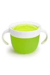 Munchkin Atıştırmalık Kabı, Güvenli Kapaklı, 266ml, 12ay , Yeşil, 1 Adet 5019090114011