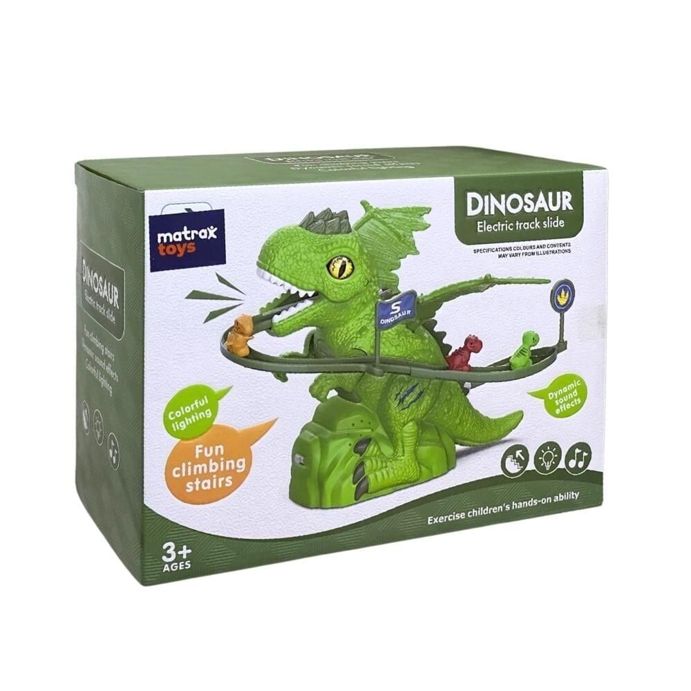 Matrax Pilli Kaydırak Dinazor Müzikli Oyuncak