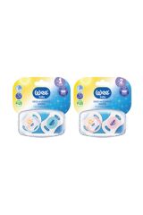 Wee Baby Pembe 2'li Gece Gündüz Emziği No:2