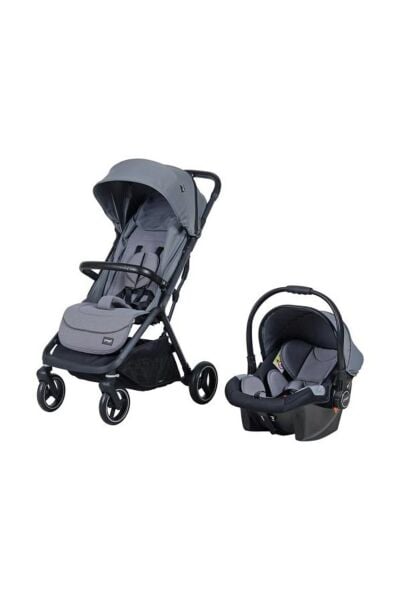 Prego Smart Fold Travel Sistem Bebek Arabası 2026 Gri / Travel Ürün ( 2025 Yeni )