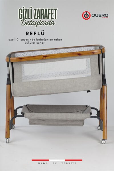 Quero Losa Anne Yani Katlanir Kademeli Beşik Kahve