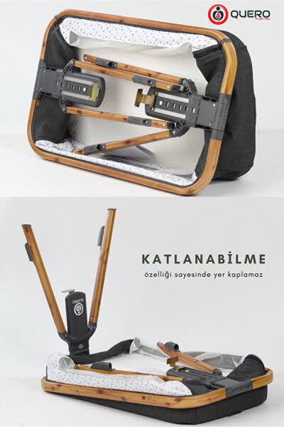 Quero Losa Anne Yani Katlanir Kademeli Beşik Kahve