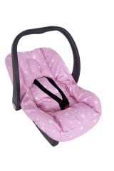 Sevi Bebe Bel Destekli Anakucağı Örtüsü - Pembe Yıldız 61-2