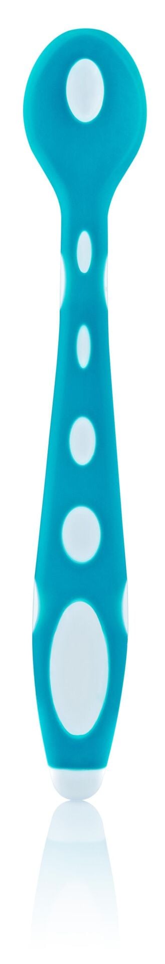 Babyjem Yumuşak Uçlu  Mama Kaşığı Yeşil/Mavi 563